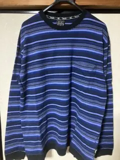 sequen'ストライプ 長袖シャツ