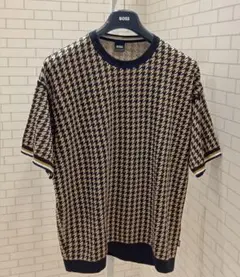未使用級 BOSS ヒューゴボス オーバーサイズニットTシャツ （XL程度）