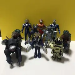 ウルトラマン怪獣④ ミニソフビ　バンダイ　10体セット