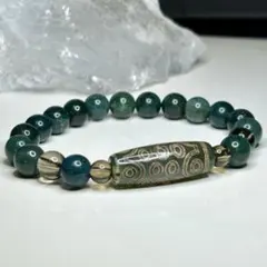 【安全と成功】二十一眼天珠 ブレスレット パワーストーン レディース