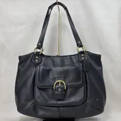 美品】A4収納COACH キャンベルキャリーオール レザー ショルダーバッグ