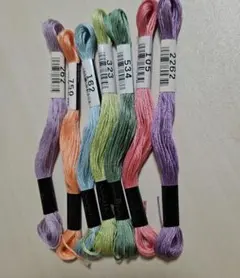 cosmo 刺繍糸 25番 7色セット