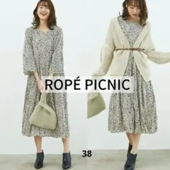 【ROPE'PICNIC】 ダルメシアン柄 ワンピース 38