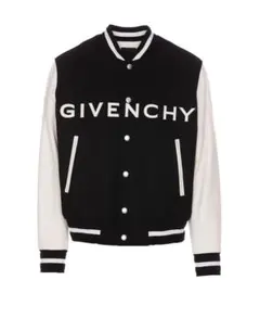 GIVENCHY ブラックレザースタジャン　サイズ52 GIVENCHY ブラックレザースタジャン サイズ52 GIVENCHY ブラック