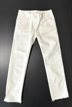 Gap 1969 REAL STRAIGHT ホワイトデニム パンツ Mのサムネイル
