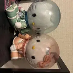 ハローキティ ぬいぐるみ 透明ドーム付き