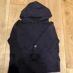 ユナイテッドアローズ　グリーンレーベル　黒パーカー　無地　110