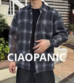 CIAOPANIC メッシュアソート柄ロングスリーブシャツ　セール　新品のサムネイル