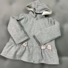 anyFAM フード付きパーカー フリース付き　3way ジャンパー　120