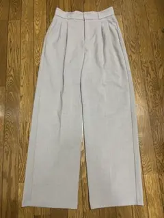 GU ワイドパンツ Lサイズ ライトグレー