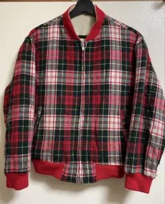 タータンチェックジャケットリバーシブル