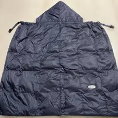 ミキハウス　ダウンキャリーケープ　ネイビー