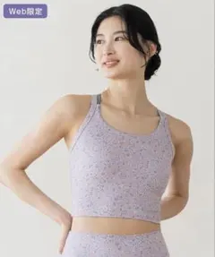 SUKALAノスタルジックフラワークロスロゴブラトップ　M