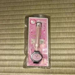当時もの　ハローキティ　シチズン製腕時計　ピンク