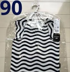 【新品】UNIQLO マリメッコ 半袖 Tシャツ 90 ネイビー