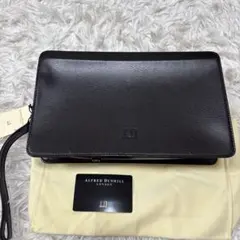 【新品未使用】ダンヒル　クラッチバッグ　セカンドバッグ　レザー