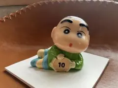 クレヨンしんちゃん ソフビ人形 昭和レトロ 貯金箱 10円用　希少品