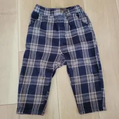 プティマイン チェックパンツ 90