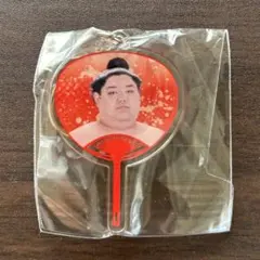相撲ガチャ　阿炎　応援うちわ ミニキーホルダー