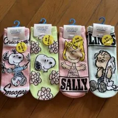 PEANUTS スヌーピー ソックス 4足セット ドンキ限定