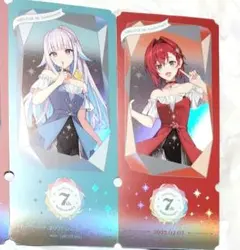 にじさんじ 7周年　特典　リゼ　アンジュ チケット風カード 　ポップアップストア
