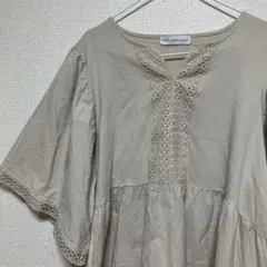 しまむら　大きめブラウス　七分袖のサムネイル