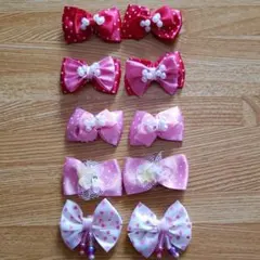 わんちゃん♡ヘアーリボン♡5セット