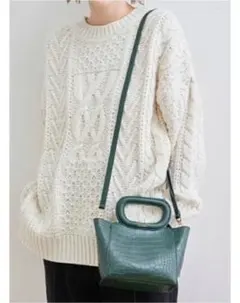 ROPE' PICNIC  ロペピクニック ケーブル チュニック プルオーバー