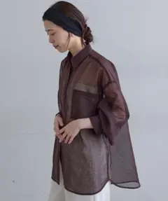 【ウォッシャブル】シアースラブシャツのサムネイル