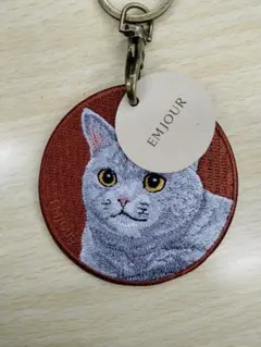 むむむ様専用ページ EM JOUR 刺繍キーホルダー ブリティッシュショート