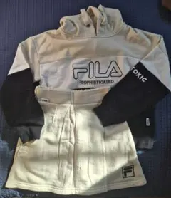 ラブトキ×FILA パーカーとスカートセットアップ S