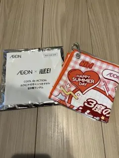 イオン ilife！ カラビナ付きくっつきタオル 心花りり