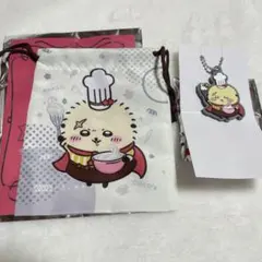 【匿名配送】ちいかわ　ラッコ　ココス　巾着　ラバーキーホルダー