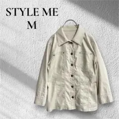 【STYLE ME】【M 9】カジュアル　ジャケット　薄生地　柔らか　七分袖のサムネイル