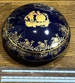 Limoges 蓋付き小物入れ 陶器 フランス製のサムネイル