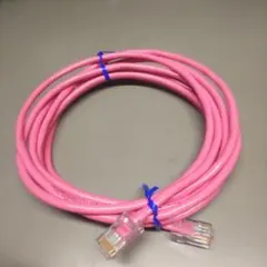 LANケーブル ピンク色 3m