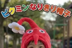 【新品タグ付】赤ピクミン　なりきり帽子ピクミン 仮装 ハロウィン コスプレ