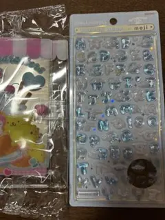 ボンボンドロップシール　シナモンロール アルファベット　クリアシール手帳