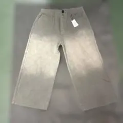 新品タグ付【極太】ワイドバギーパンツ W96cm ビッグサイズ ゆるだぼ