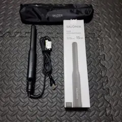サロニア　ストレートヘアアイロン　ブラック　15mm SL-004S