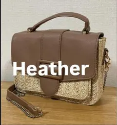 Heather ショルダーバック かごバック ハンドバック 2WAYのサムネイル