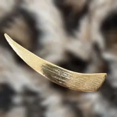 ゴールドカーブ型バレッタ