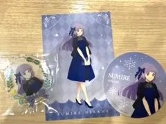 アイカツ 氷上スミレ コースター ポストカード キーホルダー