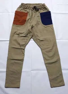 BREEZE パンツ　ベージュ　カラーポケット　150