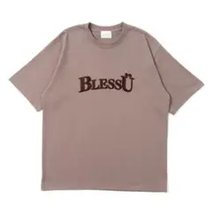 【即完売品】 blessÜ OG logo ss tee ブラウン Mサイズ