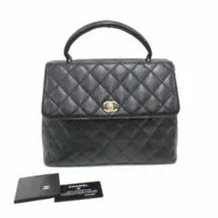 CHANEL キャビアスキン マトラッセ ココマーク ハンドバッグのサムネイル