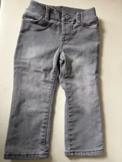 GAP 2歳用 グレー ストレートデニムパンツ