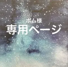 ポム様　専用ページ