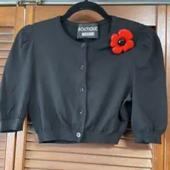 BOUTIQUE MOSCHINO カーディガン 花ブローチ付のサムネイル