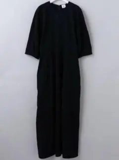 ⭐︎Gauze# ガーゼ リネンアトリエオールインワン 黒 美品 - メルカリ